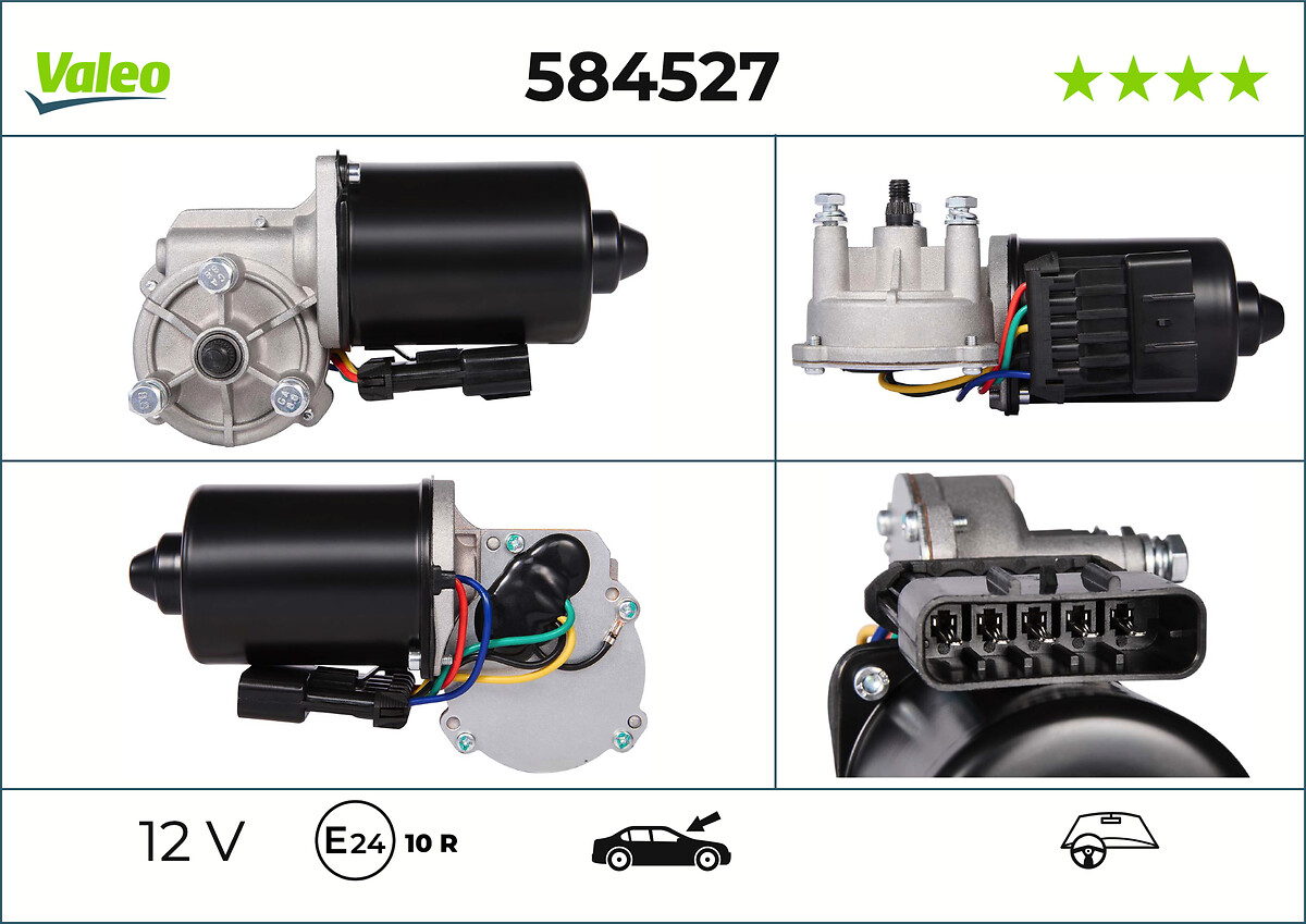 Moteur d'essuie-glace VALEO 584527